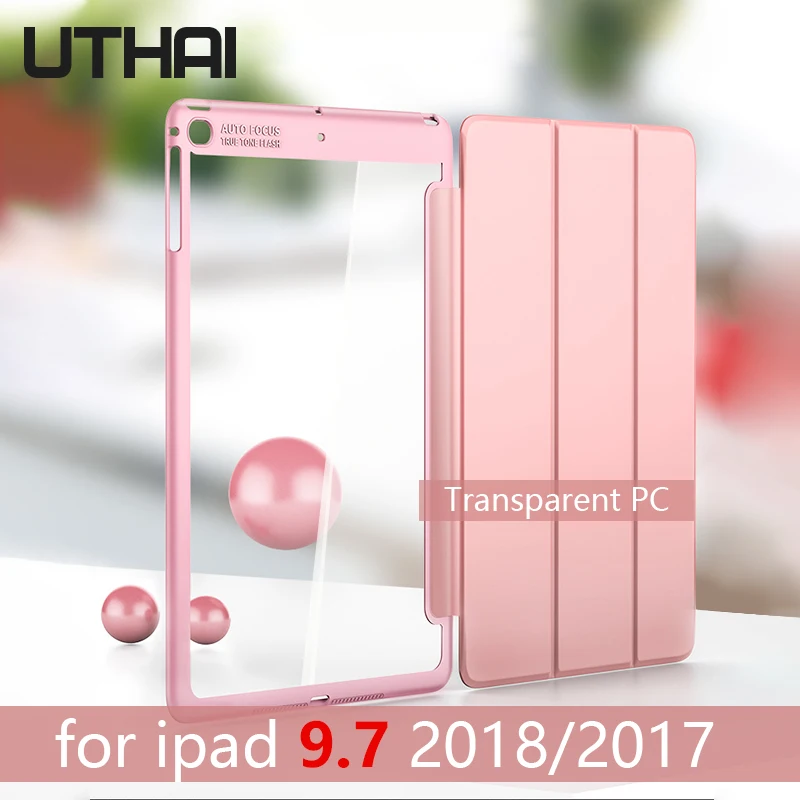 UTHAI E002 защитный чехол для iPad 9 7 2018/2017 ударопрочный ультра-тонкий супер прозрачный