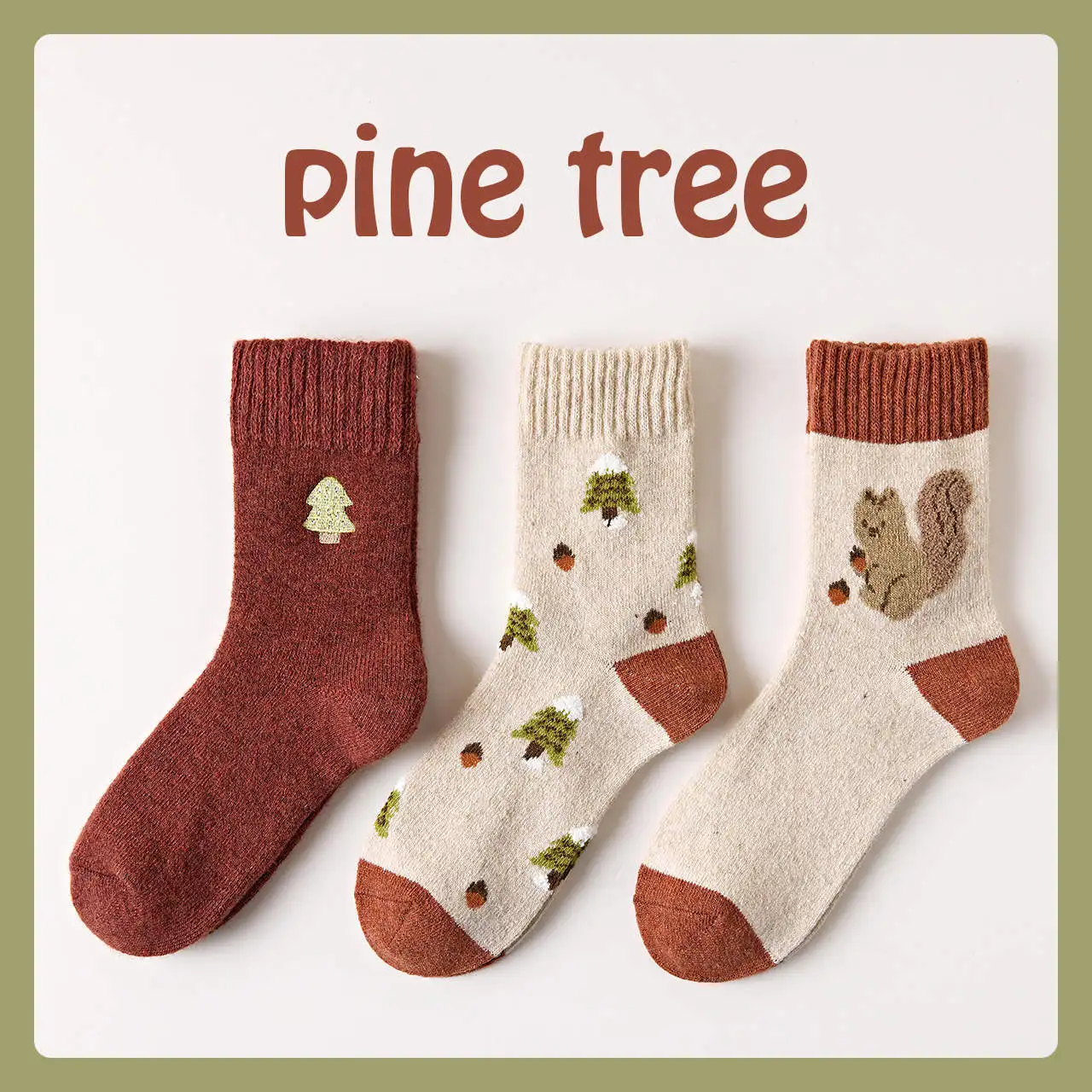 

Thick woolen socks socks women's tube socks autumn and winter
