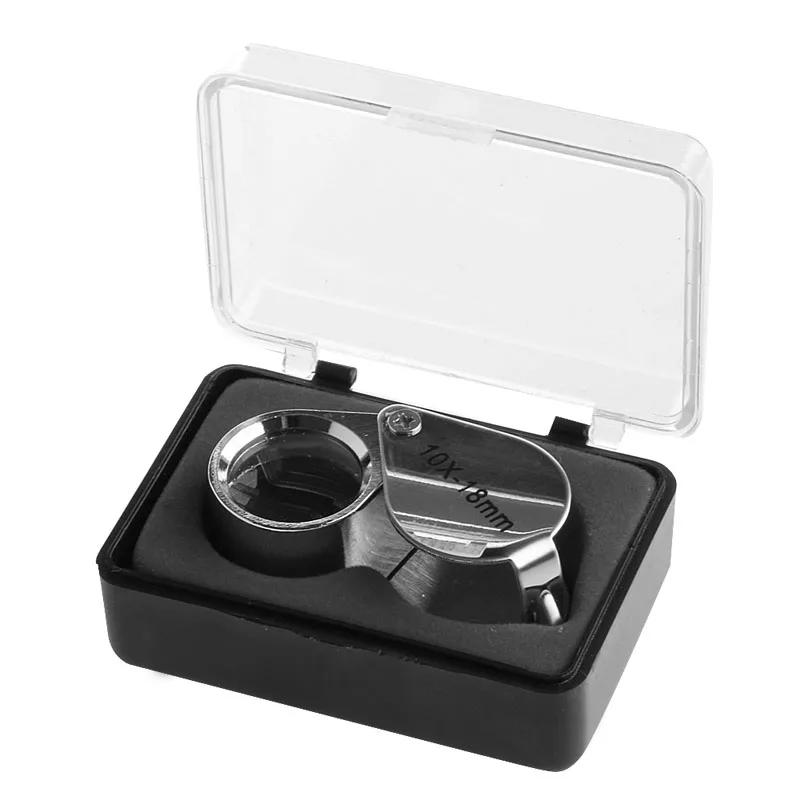 

Mini 10X 20X Glass Magnifying Magnifier Jeweler Eye Jewelry Loupe Loop Hot