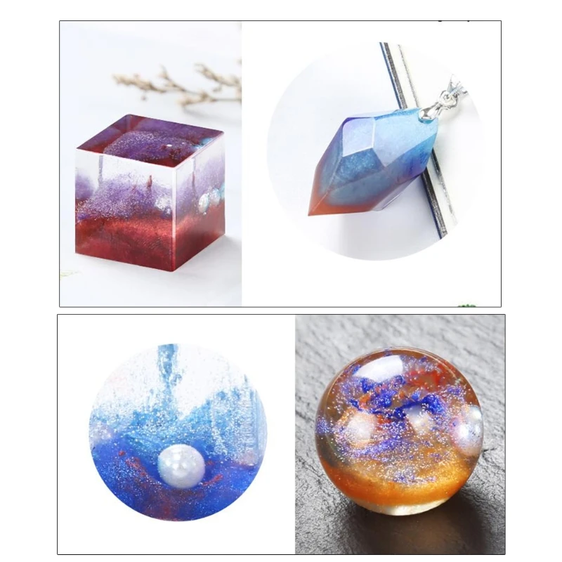 

20Colors Crystal Epoxy Pigment UV Resin Dye DIY Art Craft Jewelry Colorant Decor B36D