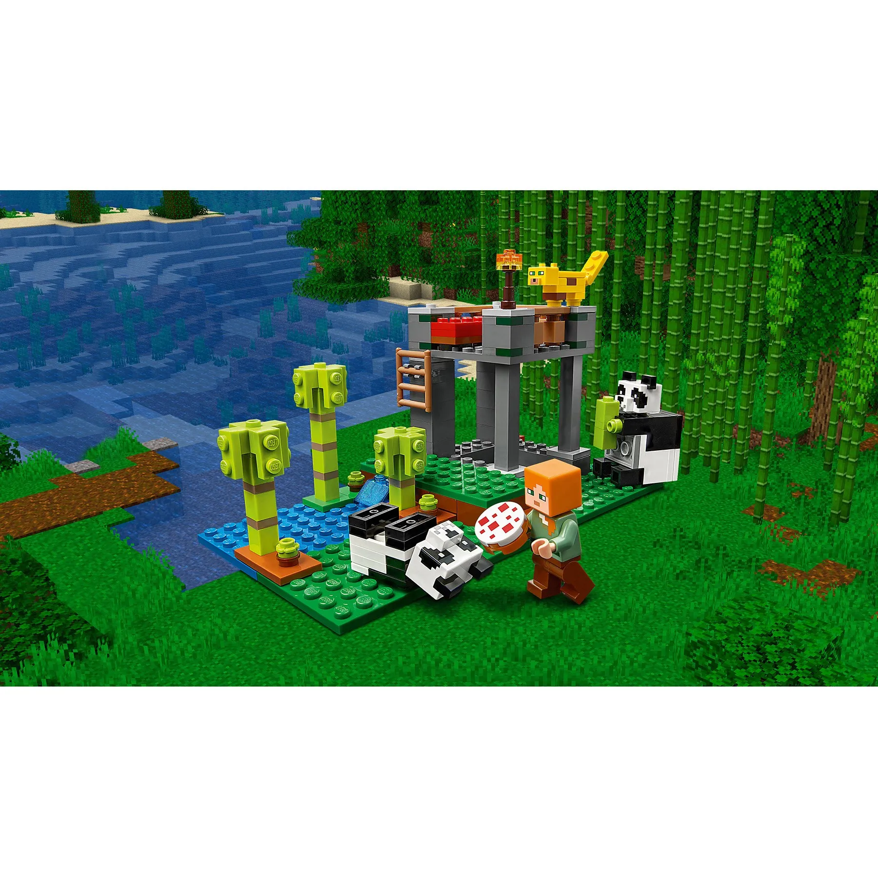 Конструктор LEGO Minecraft 21158 Питомник панд|Блочные конструкторы| |