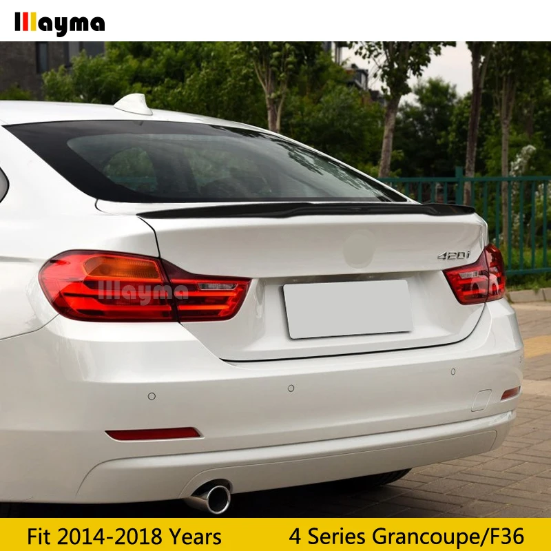 Стильный спойлер M4 для заднего багажника из углеродного волокна BMW 4 серии двери