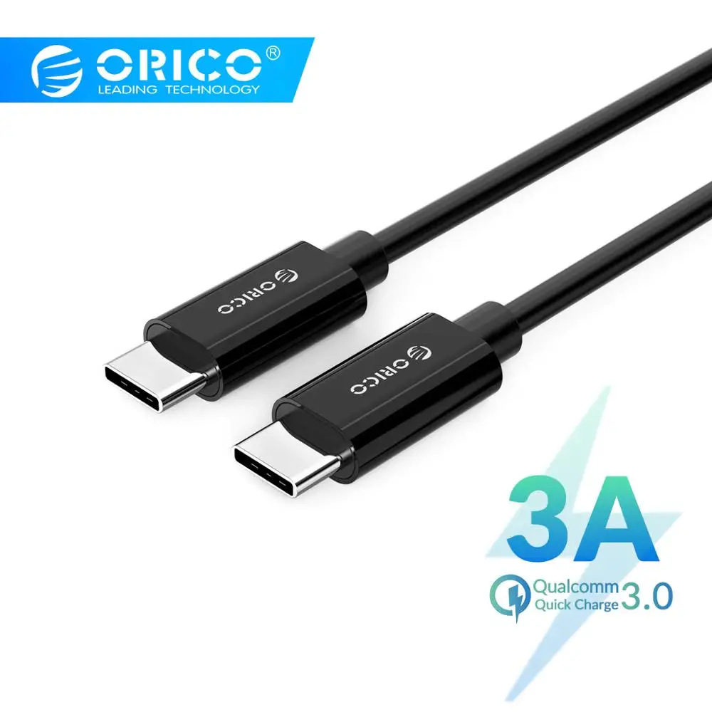 Orico usb type C для кабель huawei mate 20 samsung Galaxy S9 QC3.0 3A быстрой зарядки MacBook Pro|Кабели