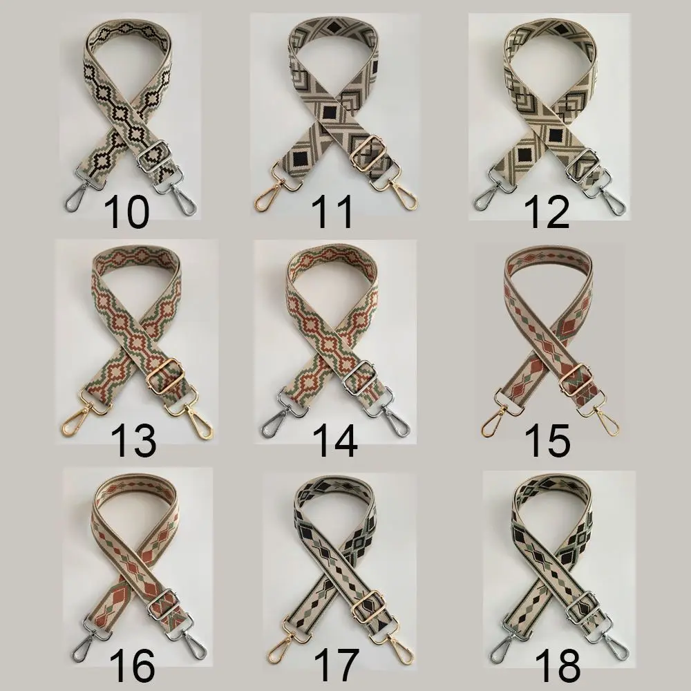 Fashion Adjustable Wide Replacement Shoulder Bag Strap Cotton Colored Handbag Belt | Багаж и сумки