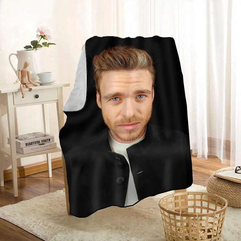 Современное популярное одеяло Ричард Мэдден для дивана/кровати/автомобиля