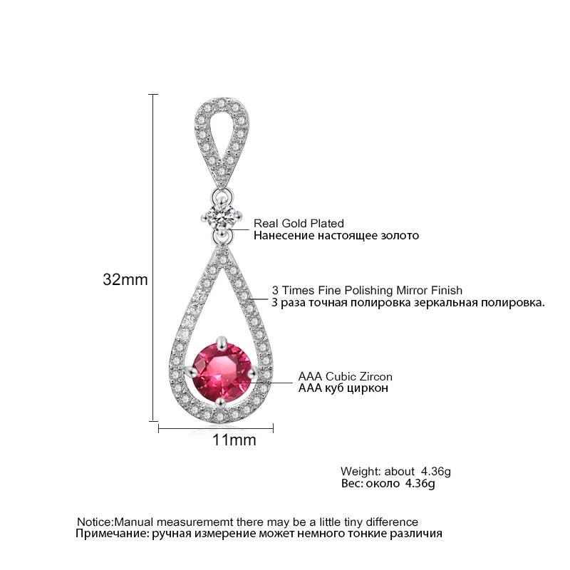 ZAKOL новый дизайн модные круглые циркониевые хрустальные висячие серьги в форме