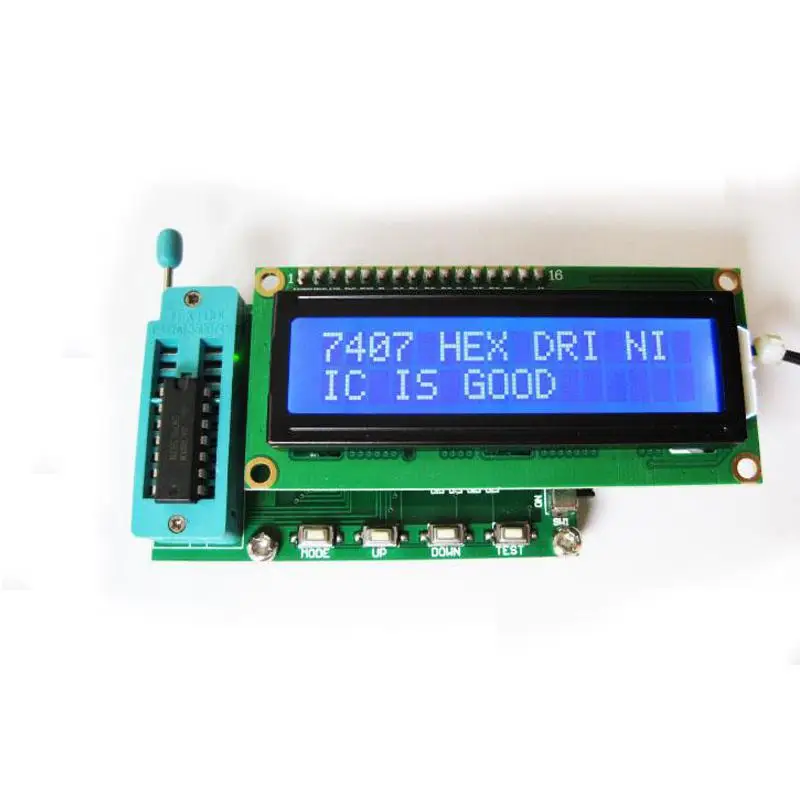 Тестер IC 74 40 45 серии lC Logic Gate Tester цифровой светодиодный измеритель 1 шт. |