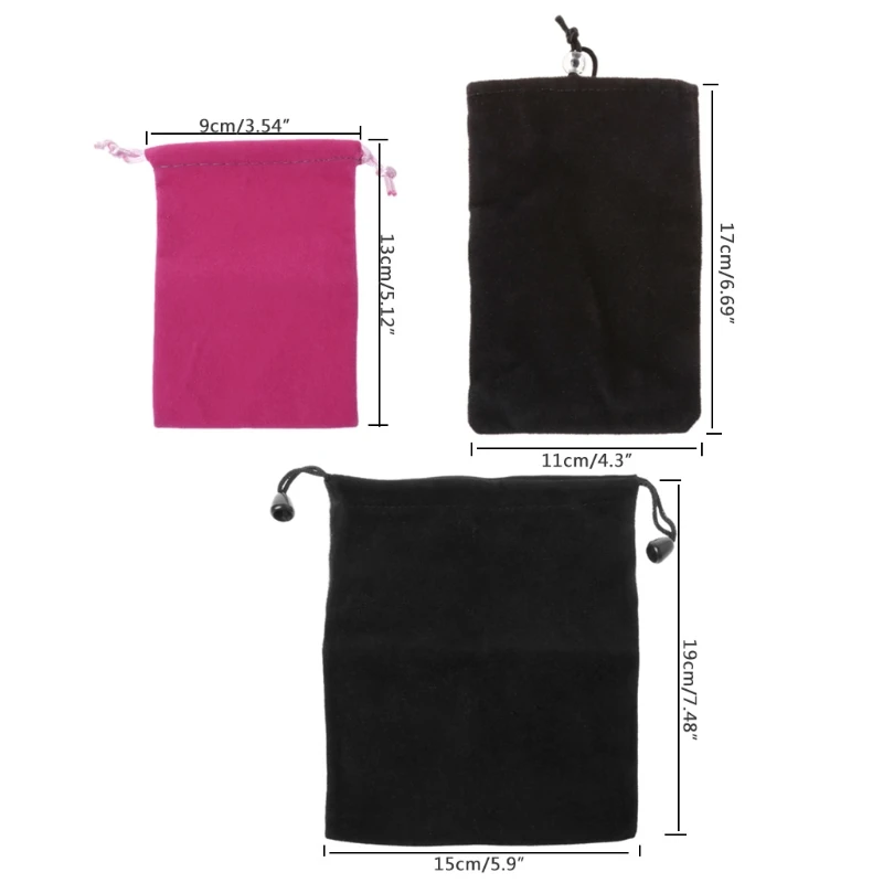 Таро мешочек из фланелета игральные кости DND для ювелирных украшений и посылка |