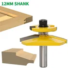 Фрезерный резак с хвостовиком 12 мм, фреза для резьбы по дереву, фреза с приподнятой панелью, фреза для двери диаметром 3 дюйма, фреза, 1 шт.