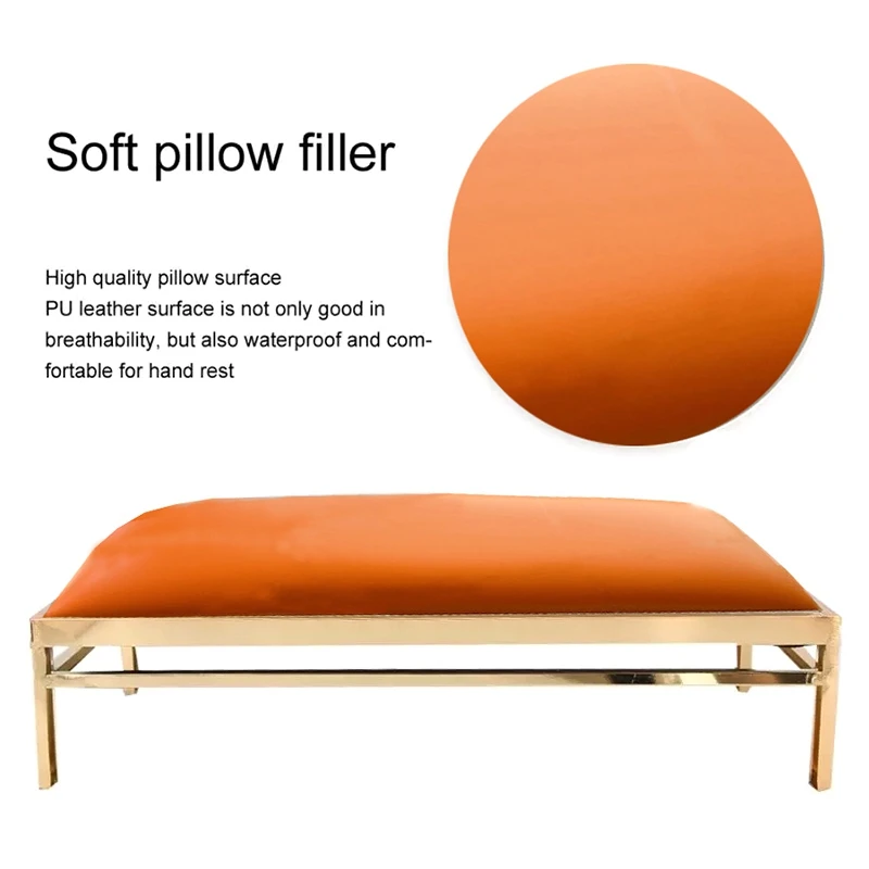

PU Leather Manicure Hand Pillow Nail Arm Rest Cushion Manicure Table Mat Arm Wrist Hand Rest Salon Cushion