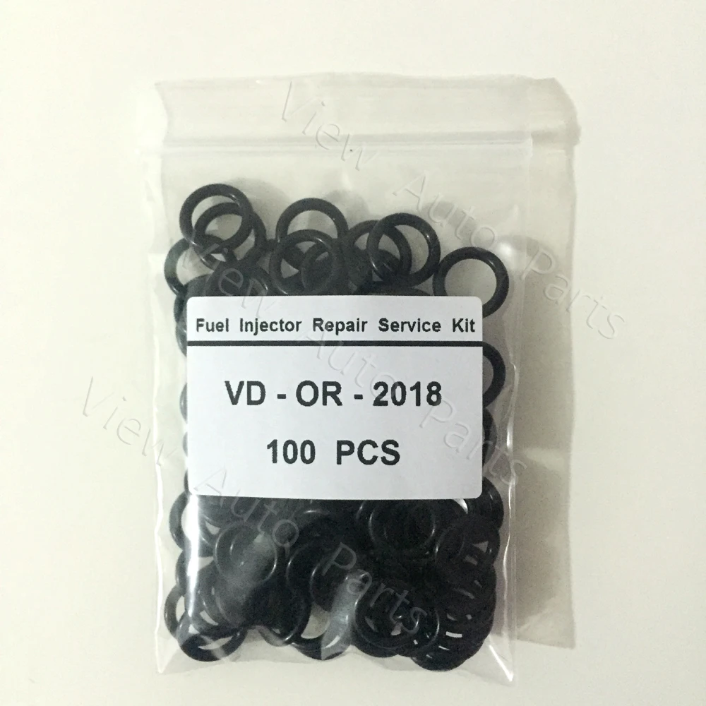 100 шт. оптовая продажа нижняя резиновая прокладка для топливного инжектора 10 4*2 5