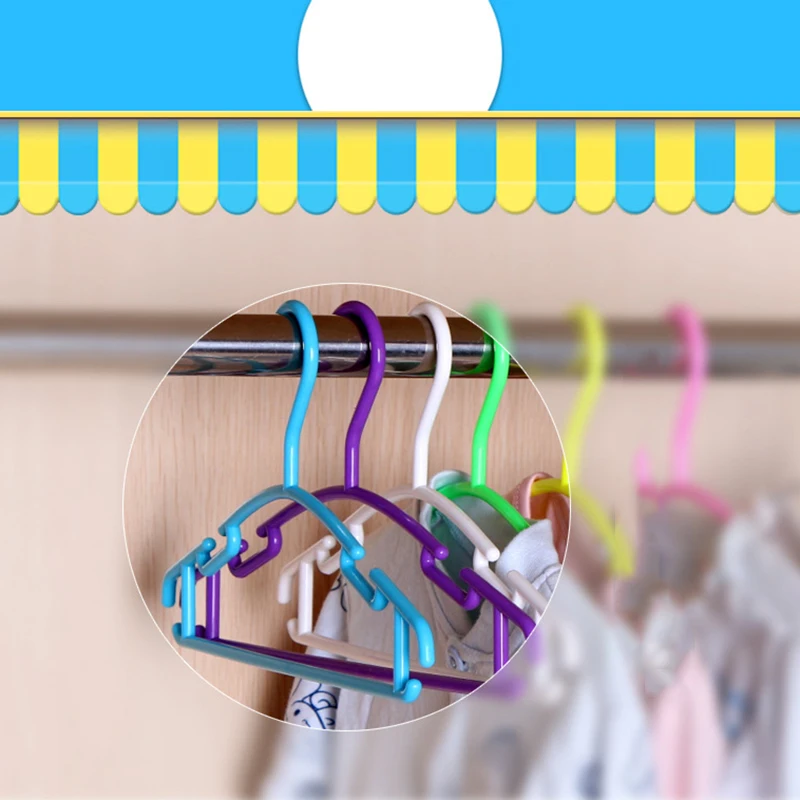 10 шт. пластиковые вешалки для одежды и пальто|Вешалки крючки| |
