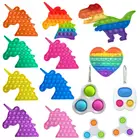 Сенсорная игрушка для взрослых и детей, для снятия стресса, СИМПЛ Димпл, 2021, Спиннер-антистресс