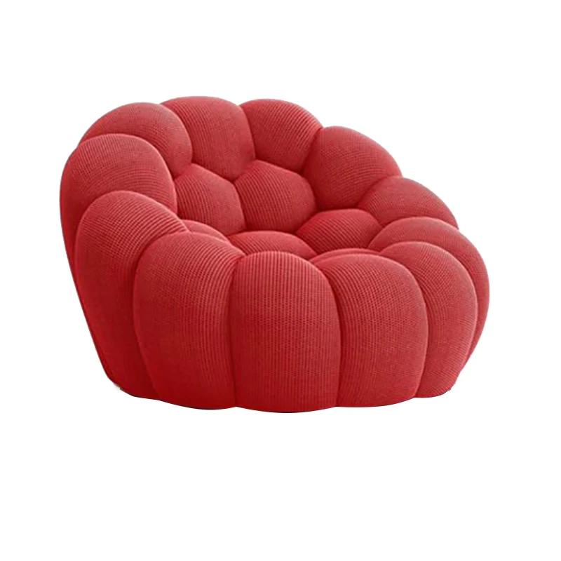 

TT Nordic Light Luxury Creative Personality Designer Bubble Sofa Modern Minimalist Living Room Rochburg Honeycomb Fabric Sofa
