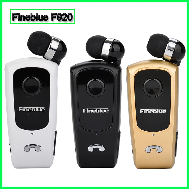 Беспроводная мини гарнитура для вождения FineBlue F920 Bluetooth звонков напоминания