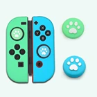 Чехол Nintendo Switch для контроллера пересечения животных, чехол джойстика Joycon, чехол, силиконовый резиновый чехол, чехол для Ns, чехол с кошачьей лапой