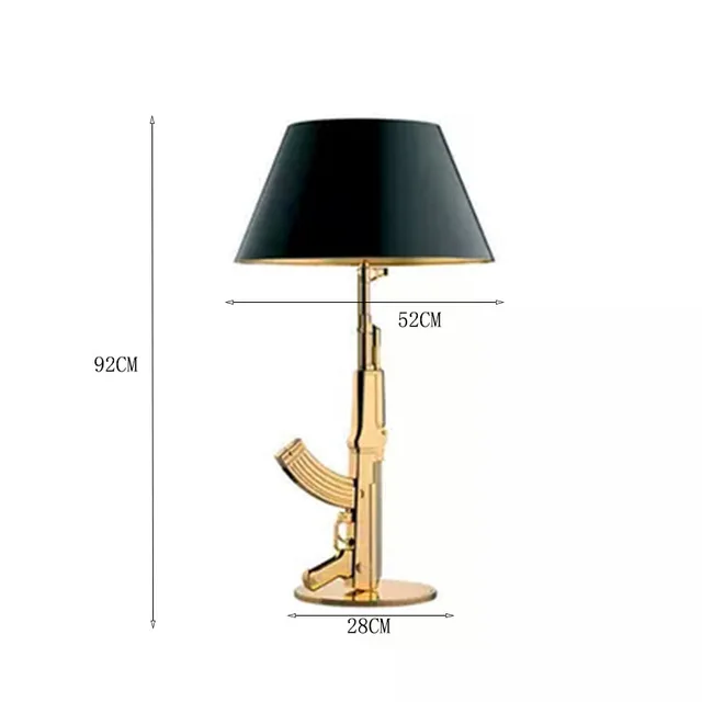 Gold 92CM Современные настольные лампы смола, спальня, гостиная, освещение, украшение интерьера, Настольные светильники, домашний декор, светильник, настольная лампа для паба - Цвет абажура: Gold 92CM