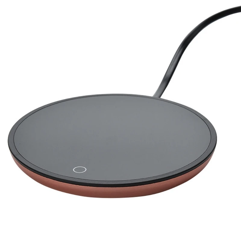 

Electric Waterproof Touch Suction Cup Heater Mat Pad For Tea Coffee Milk Handheld Rapid Heating Warmer 19QE