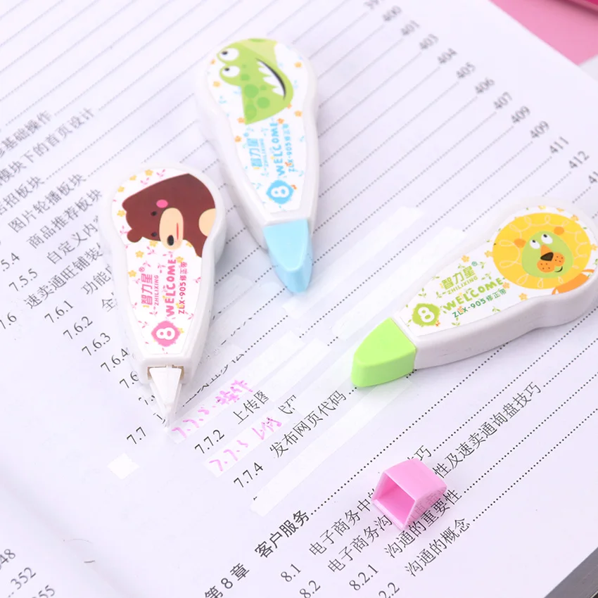 1 шт мультфильм Стиль коррекции ленты материал Kawaii Канцелярские Принадлежности