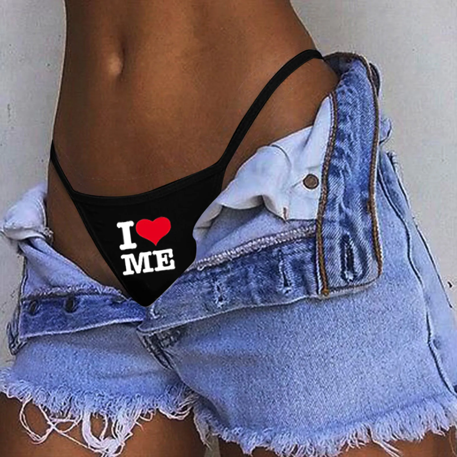 

Women Funny Letter Printed Panties Sexy Cotton Black Lingerie G String Thong Underwear Ladies Underpants Ropa Interior Femenina