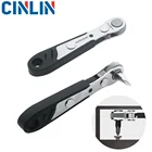 Прямоугольный трещотка, узкое пространство, горизонтальная отвертка, многофункциональная плоская отвертка Phillips, набор инструментов