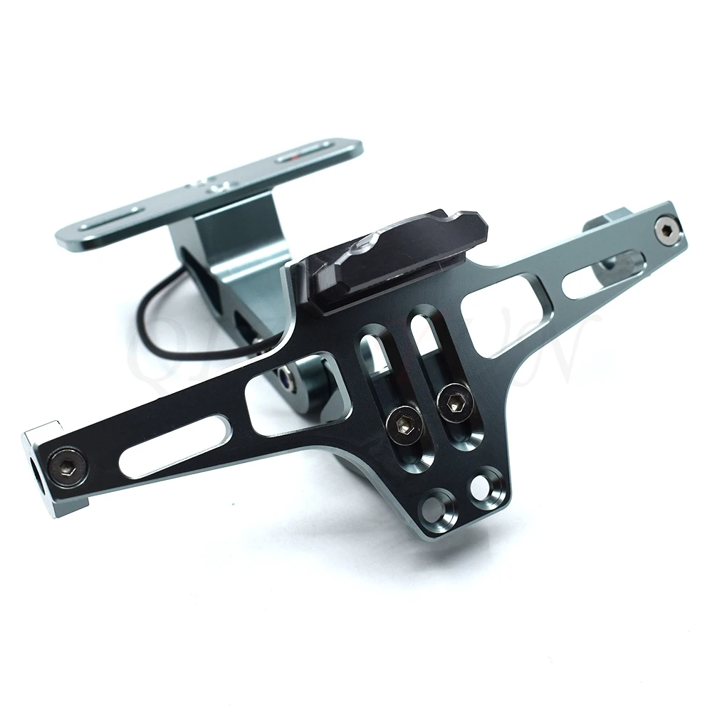 

Universal CNC aluminum motorcycle adjustable angle number plate bracket for BMW K1600 K1300 K1200S R1200R R1200S R1200ST R1200GS