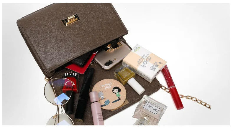 Модные маленькие сумки через плечо для женщин 2019 Мини из искусственной кожи