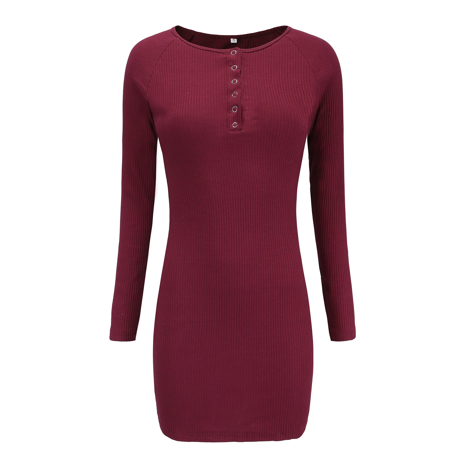 

Women's Dress V-Neck Long Sleeve Knitted Bodycon Dresses Fashion Casual Elegant Vestidos Party vestido de mulher