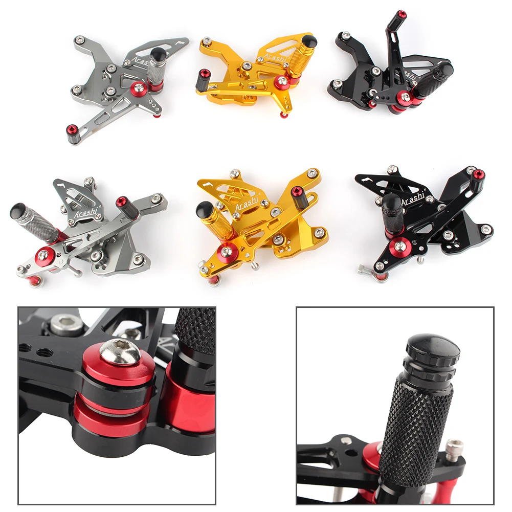

For Kawasaki Z900 Z 900 Motorcycle Accessories Rearset Foot Pegs Pedals Footrest Adjustment Rear Set Footpegs Kit 2017 2018