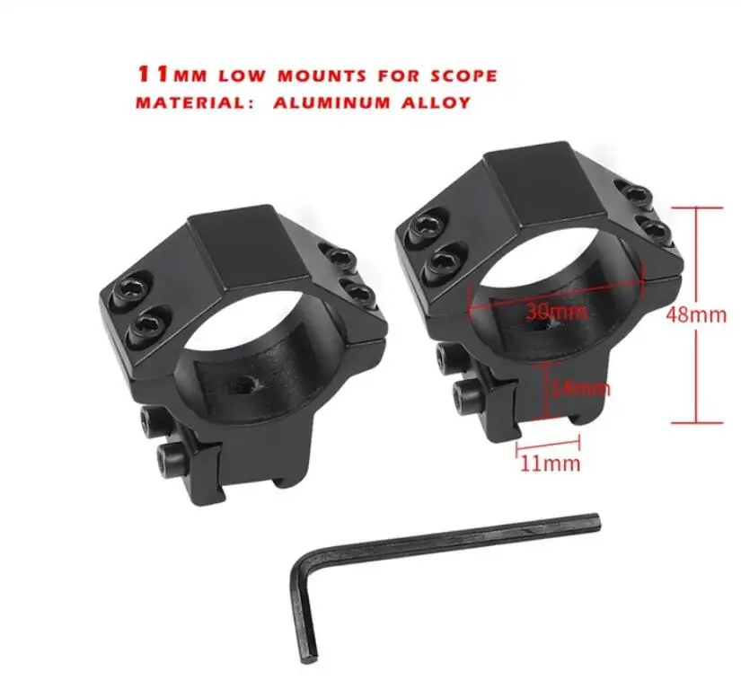 11mm low mounts LEBO 8x32SFSS тактический прицел для AirRifle sniper охотничья Оптика прицел для стрельбы в военном использовании - Цвет: 11mm low mounts