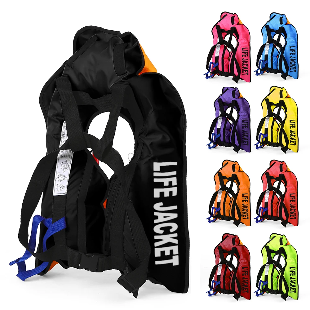 Надувной спасательный жилет ручной для профессионального плавания рыбалки