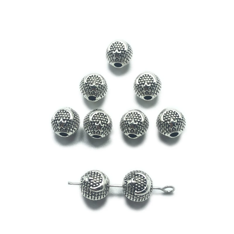 15PCS Yoga OM spacer charms beads Loose Beads for Jewelry Making Bracelet DIY Handmade pulsera accessories images - 6