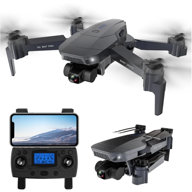 

ZLRC SG907 Pro Drone 5G WIFI FPV GPS With 4K HD Dual Camera Two-axis Gimbal Optical Flow Positioning Foldable RC Quadcopters RTF