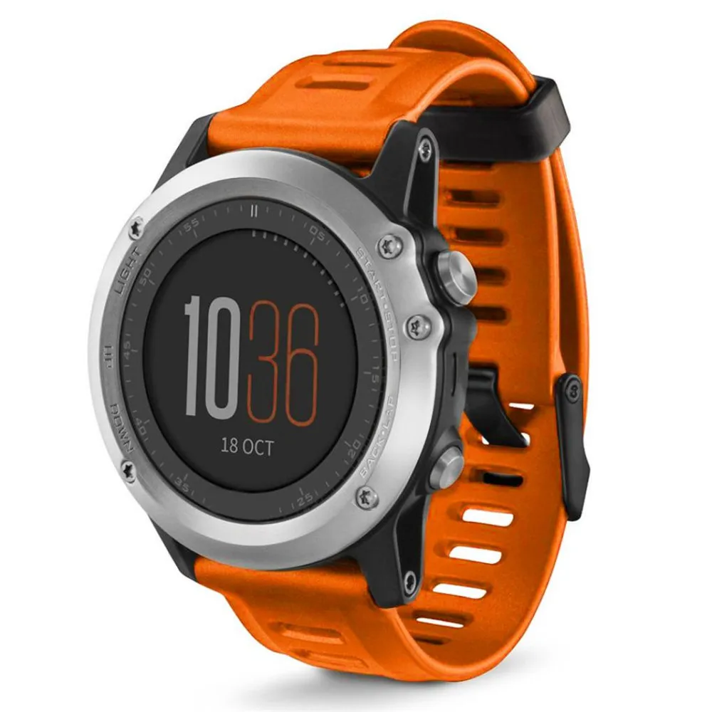 Ремешок силиконовый для смарт-часов Garmin Fenix 3 HR /5X Plus/6X /3 26 мм | Электроника