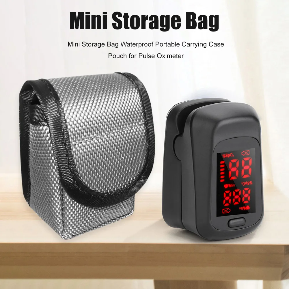 

Mini Storage Bag Waterproof Portable Carrying Case Pouch for Pulse Oximeter