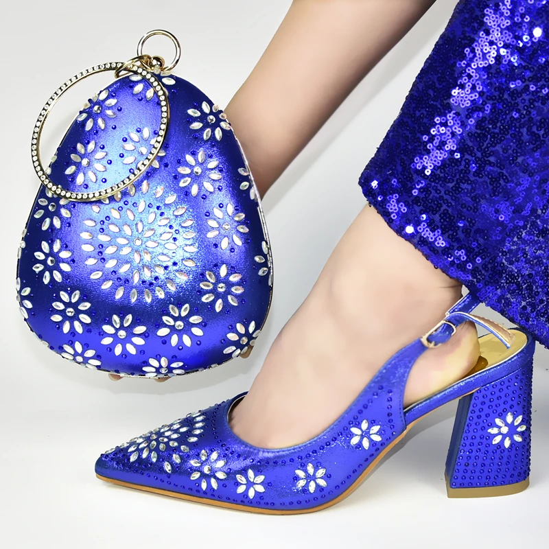 Свадебные туфли комплекты из итальянских туфель и сумочки в африканском стиле