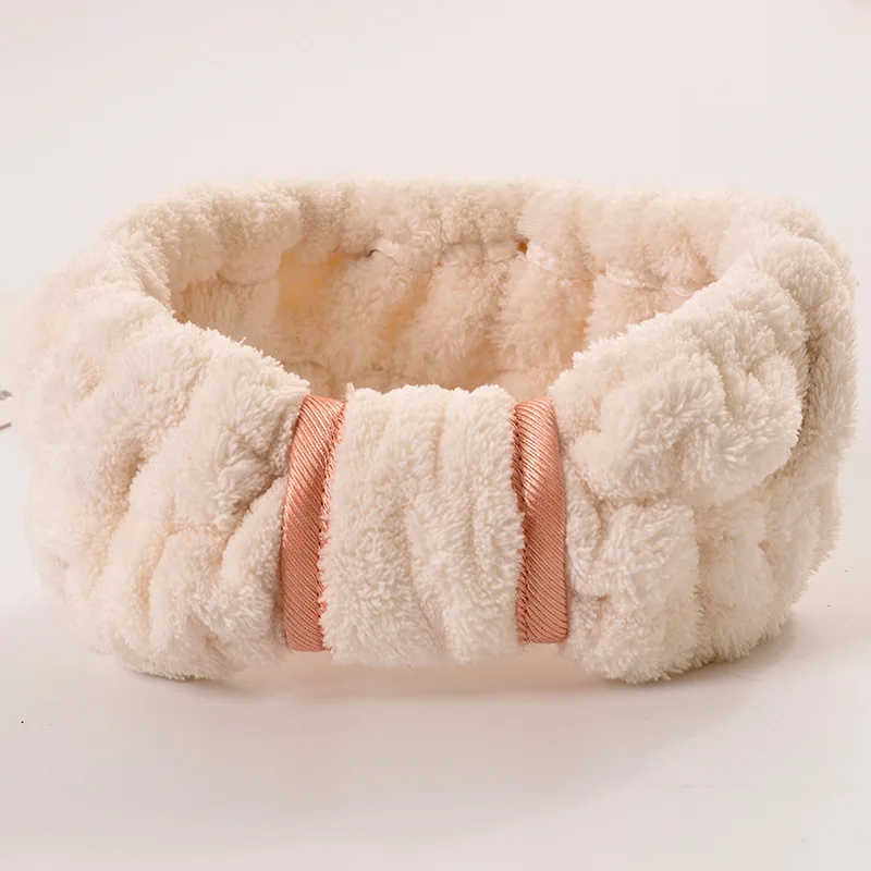 

2021 Coral Fleece Headband Sports Yoga Elastic Hair Bands Hairband Face Wash Makeup Turban Headwrap Women's Cute Hair Accesories