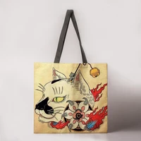 Japan Heicheng Little Demon Tote Bag Ladies Shoulder Bag Foldable Shopping Bag Outdoor Beach Bag Female Handbag