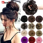 Aosiwig, синтетический шиньон на резинке, из женских вьющихся волос, резинка для волос