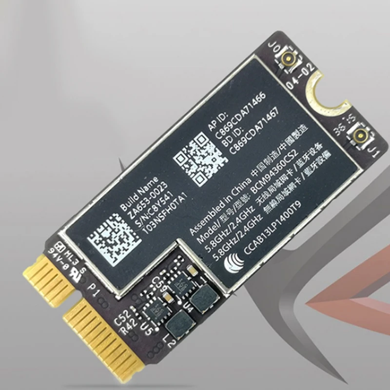 Новый BCM94360CS2 беспроводной AC wifi Bluetooth BT 4 0 аэропорт 802.11Ac карта для Macbook Air 11 дюймов