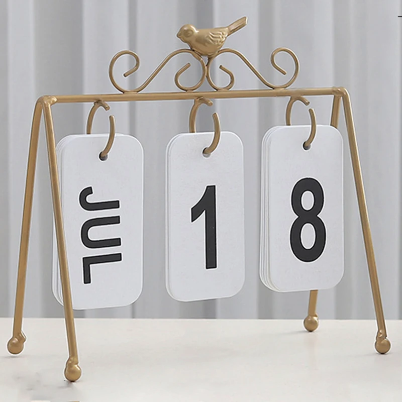 Украшения флип календарь аксессуар дисплей в скандинавском стиле маленькая