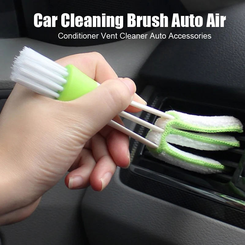 

Car Air Conditioner Vent Brush Microfibre Car Grille Cleaner Auto Detailing Blinds Duster Brush Car-Styling Auto Accessories