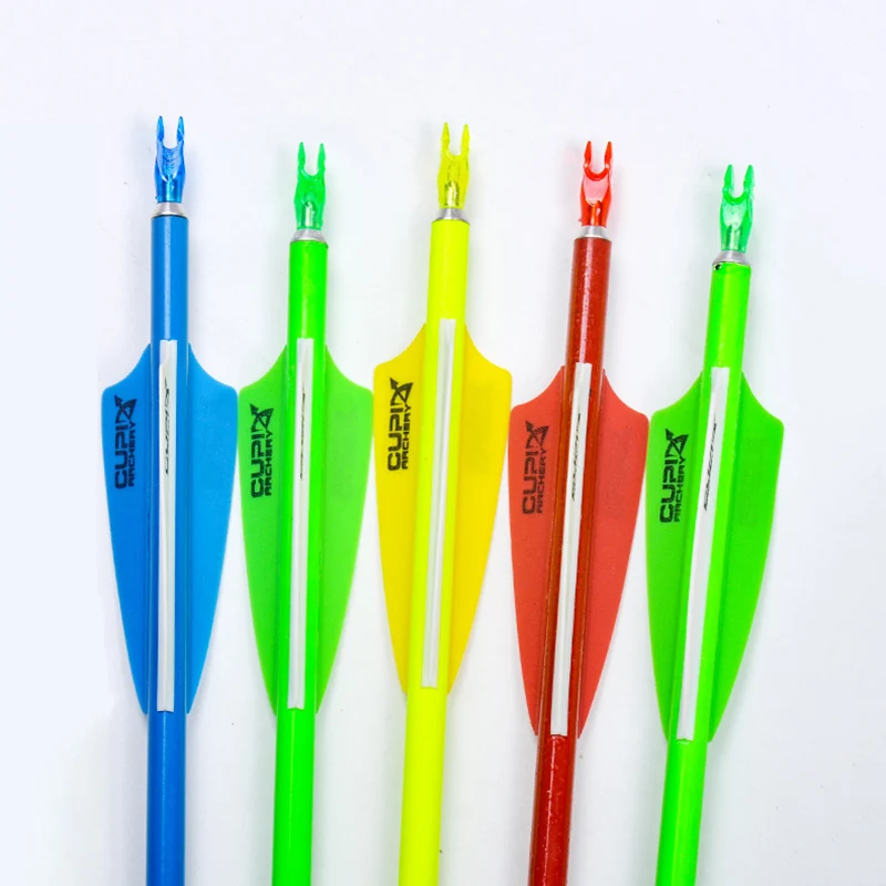 

31inches Mixed Carbon Arrow OD 7.8MM with Multi-Color Arrow Shaft for Compound Bow Outdoor Hunting Archery Shooting
