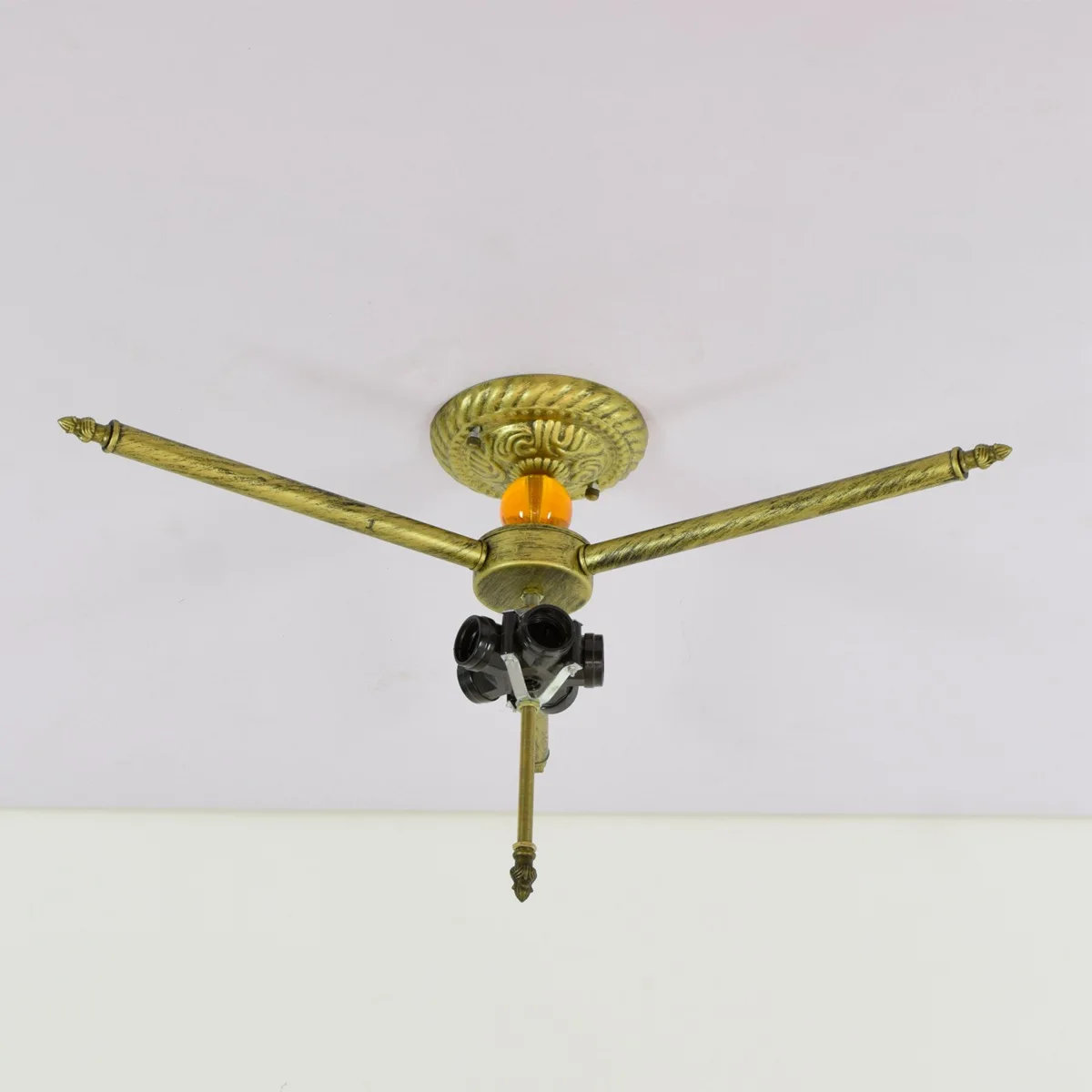 Креативный цветной стеклянный маленький светильник 65 см для гостиной ресторана