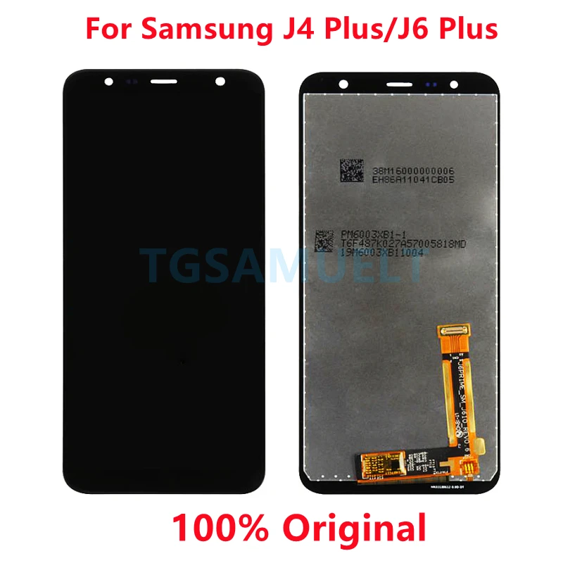 

100% Original J6 Plus LCD For Samsung Galaxy J4 Plus 2018 J4+ Display With Frame 6.0" SM-J610F J415 J415F J410 LCD Touch Screen