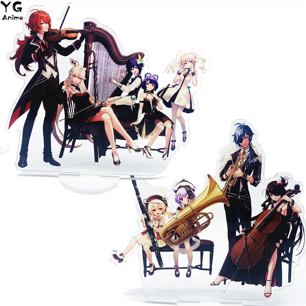 

Anime Genshin Impact Figure Diluc Venti Genshin Concert Melodies of An Endless Journey Mondstadt Acrylic Stand Model Fans Gifts