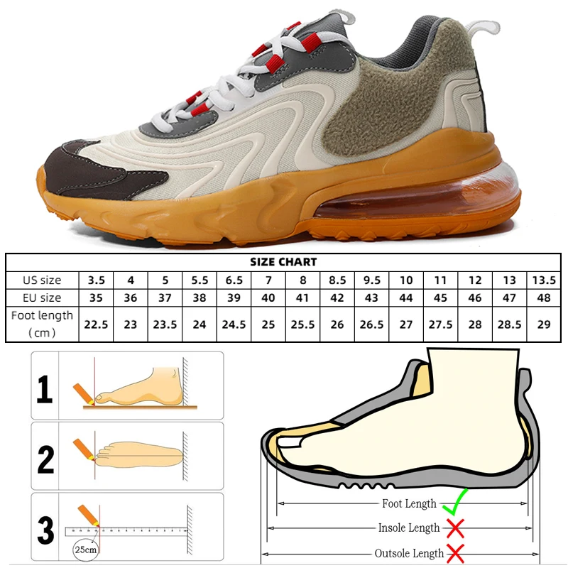 

2020 Men's Casual Shoes Fashion Women Air Cushion Sneakers Lace-Up Breathable Running Shoes Tenis Masculino Adulto Dropshipping