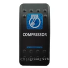 Голубой клавишный переключатель с принтом-компрессор-для Carling Arb автомобильный лодочный клавишный переключатель 12 В 24 В, только крышка! Переключатель не основан!