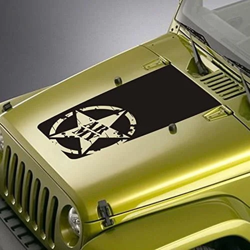 Наклейка для звездного капюшона подходит Jeep Wrangler TJ YJ JK темные наклейки с эффектом