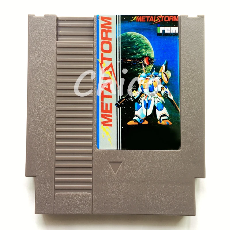 Metal Storm 72 шпильки карточная игра для 8-битный игровой плеер | Электроника